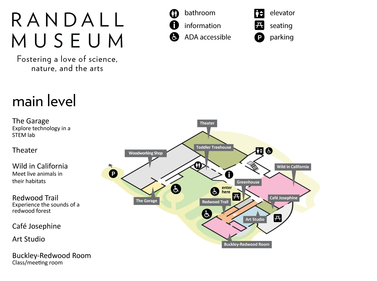 Rentals Spaces Map - Mian Level Rentals Spaces Map - Mian Level